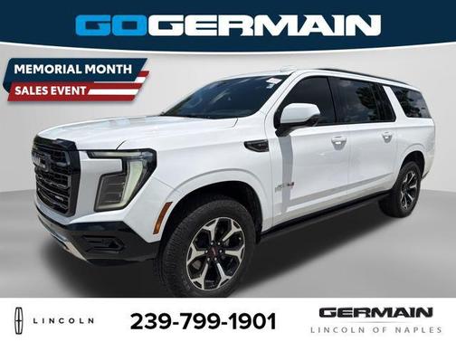 Summit White 2025 GMC Yukon XL 4WD AT4