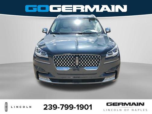 Flight Blue Metallic Clearcoat 2022 Lincoln Aviator Black Label AWD