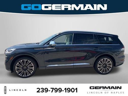 Flight Blue Metallic Clearcoat 2022 Lincoln Aviator Black Label AWD