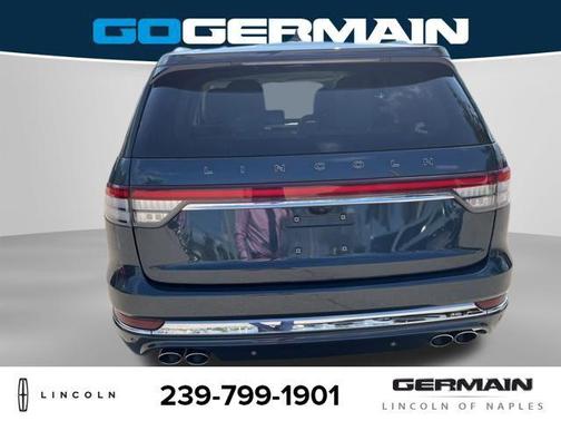 Flight Blue Metallic Clearcoat 2022 Lincoln Aviator Black Label AWD