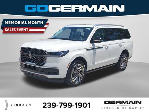 Pristine White Metallic Tri-Coat 2026 Lincoln Navigator Reserve