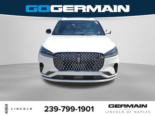 Pristine White Metallic Tri-Coat 2026 Lincoln Aviator Black Label AWD
