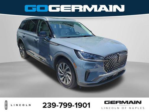Whisper Blue Metallic Clearcoat 2026 Lincoln Aviator Premiere