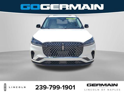 Pristine White Metallic Tri-Coat 2026 Lincoln Aviator Premiere