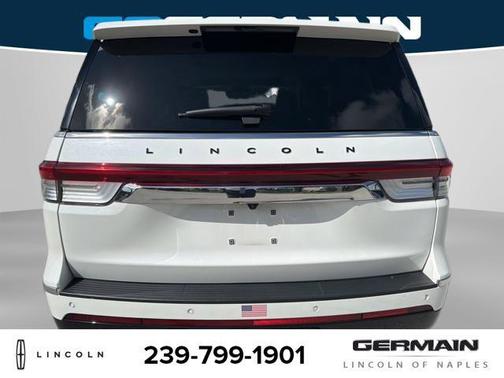 White Metallic 2023 Lincoln Navigator Black Label