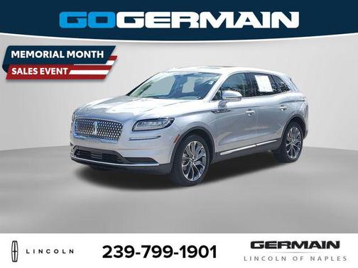 Silver Radiance Metallic Clearcoat 2023 Lincoln Nautilus Reserve