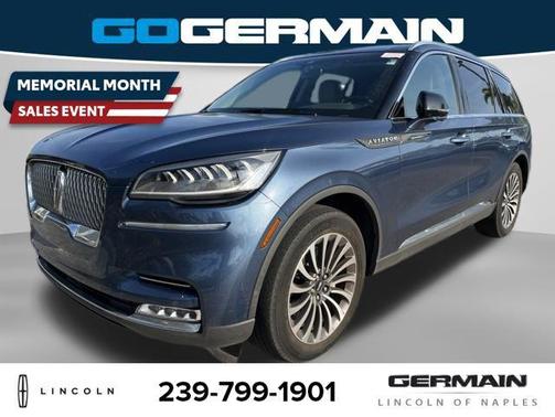 Blue Diamond Metallic 2020 Lincoln Aviator Reserve