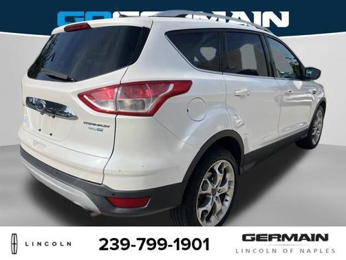 White Platinum Tricoat 2014 Ford Escape Titanium