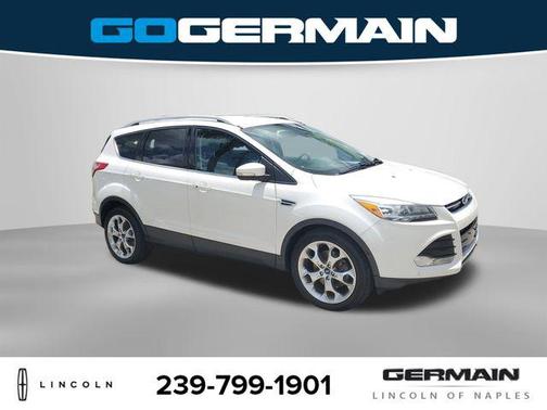 White Platinum Tricoat 2014 Ford Escape Titanium