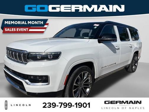 Bright White Clearcoat 2024 Jeep Grand Wagoneer L Series III 4x4