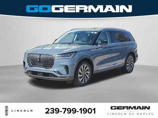 Whisper Blue Metallic Clearcoat 2026 Lincoln Aviator Premiere