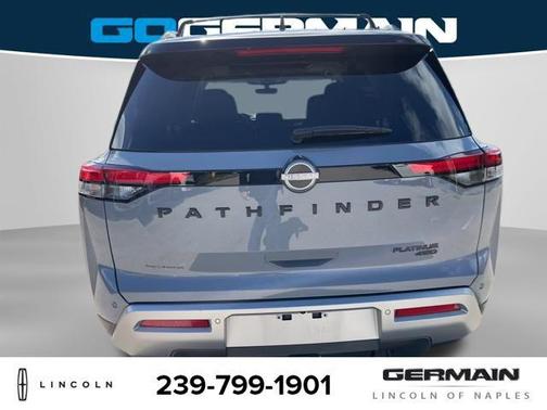 Solid Gray/Super Black 2024 Nissan Pathfinder Platinum 4WD
