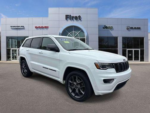 Bright White Clearcoat 2021 Jeep Grand Cherokee Limited