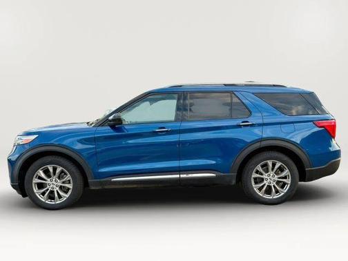 Blue 2022 Ford Explorer Limited