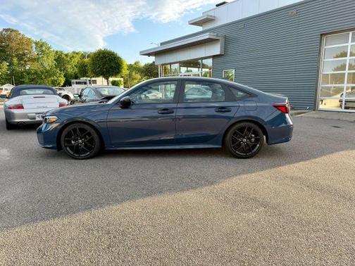 Blue 2025 Honda Civic Sport