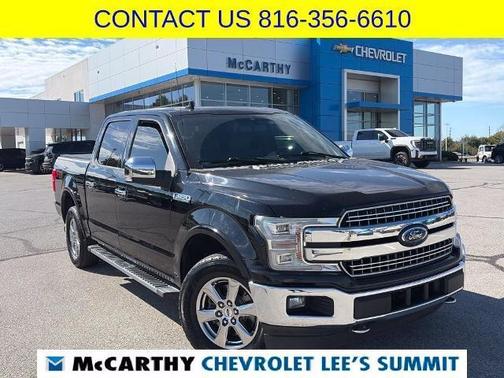 Shadow Black 2018 Ford F-150 Lariat