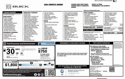 2024 Buick Envista Avenir