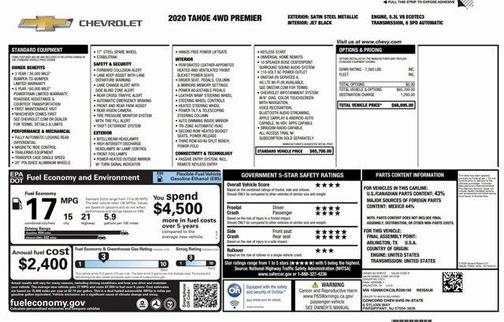 2020 Chevrolet Tahoe Premier