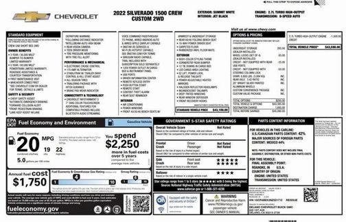 2022 Chevrolet Silverado 1500 Custom