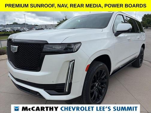 Crystal White 2021 Cadillac Escalade ESV Sport Platinum
