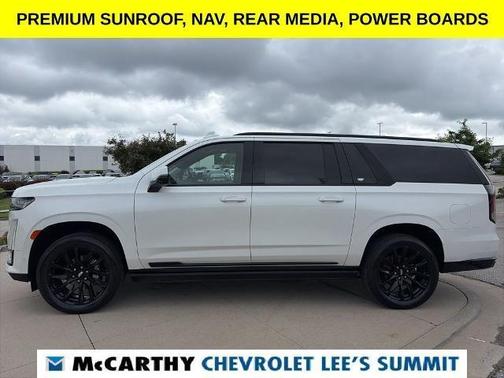 Crystal White 2021 Cadillac Escalade ESV Sport Platinum