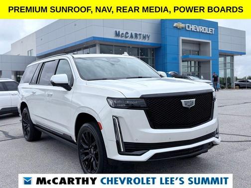 Crystal White 2021 Cadillac Escalade ESV Sport Platinum