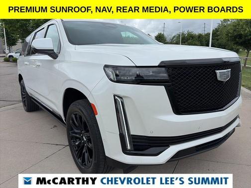 Crystal White 2021 Cadillac Escalade ESV Sport Platinum