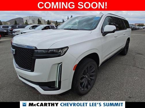 Crystal White 2021 Cadillac Escalade ESV Sport Platinum