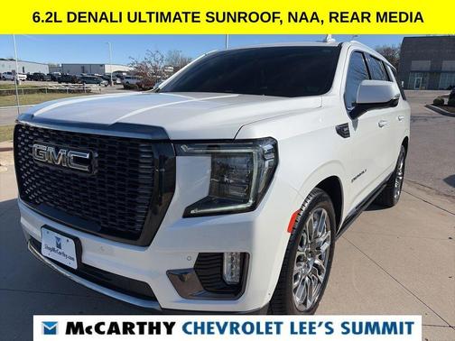 White Frost Tri-Coat 2023 GMC Yukon Denali Ultimate