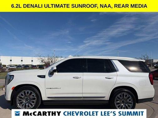 White Frost Tri-Coat 2023 GMC Yukon Denali Ultimate