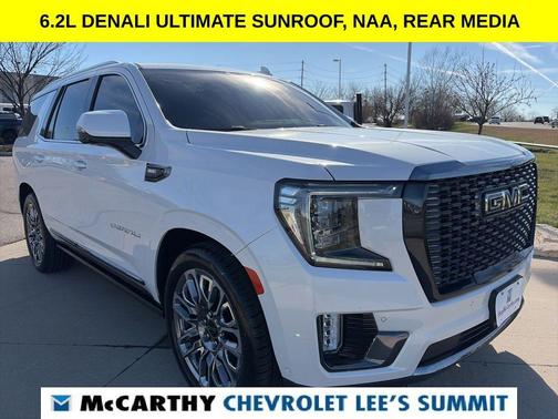 White Frost Tri-Coat 2023 GMC Yukon Denali Ultimate
