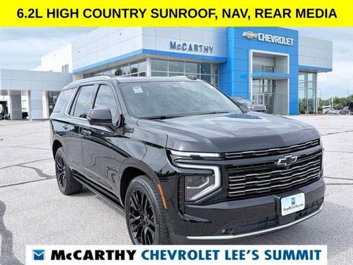 Black 2025 Chevrolet Tahoe High Country