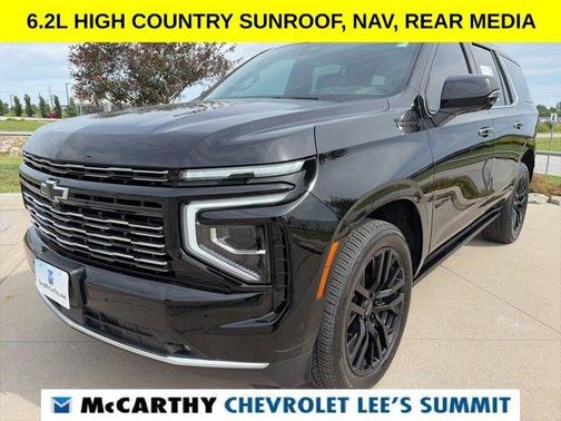Black 2025 Chevrolet Tahoe High Country