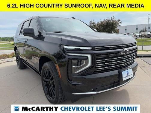 Black 2025 Chevrolet Tahoe High Country