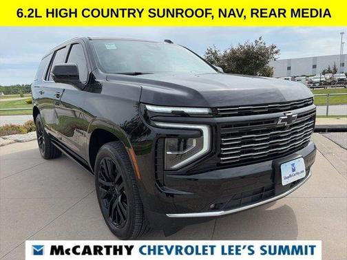 Black 2025 Chevrolet Tahoe High Country
