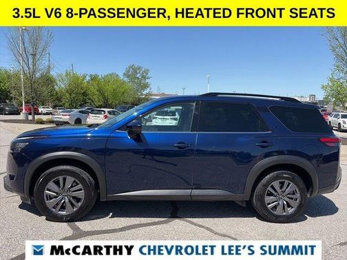 Deep Ocean Blue 2025 Nissan Pathfinder SV