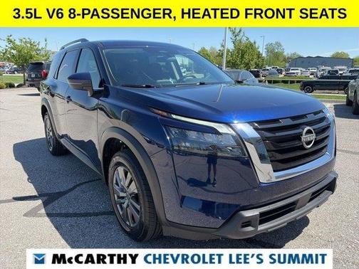 Deep Ocean Blue 2025 Nissan Pathfinder SV