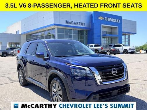 Deep Ocean Blue 2025 Nissan Pathfinder SV