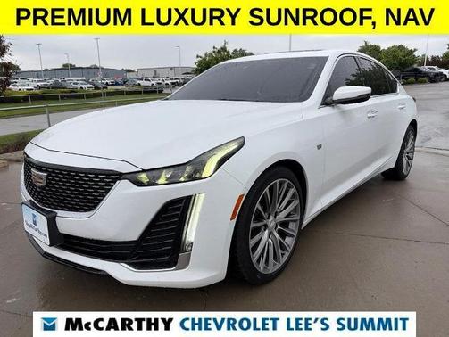 Summit White 2020 Cadillac CT5 Premium Luxury RWD