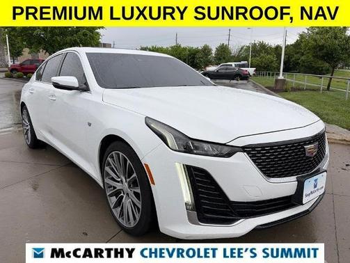 Summit White 2020 Cadillac CT5 Premium Luxury RWD