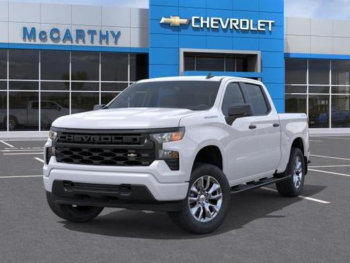 Summit White 2026 Chevrolet Silverado 1500 Custom