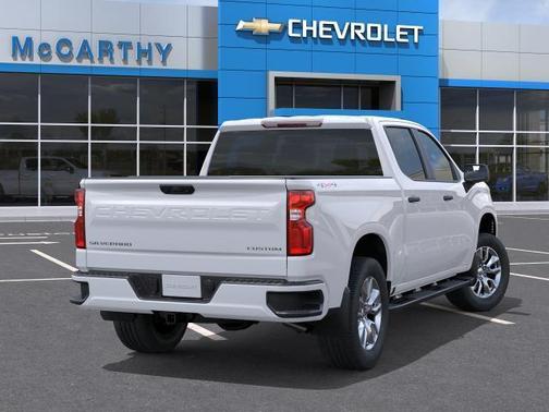 Summit White 2026 Chevrolet Silverado 1500 Custom