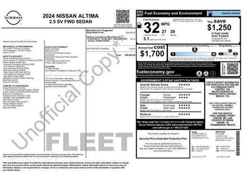2024 Nissan Altima 2.5 SV