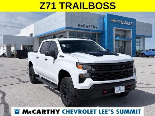 Summit White 2024 Chevrolet Silverado 1500 Custom Trail Boss