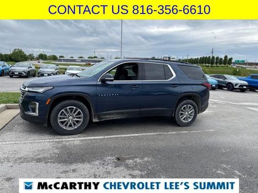 Northsky Blue Metallic 2022 Chevrolet Traverse LT Cloth