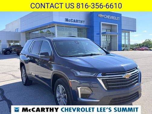 Blue Metallic 2022 Chevrolet Traverse LT Cloth