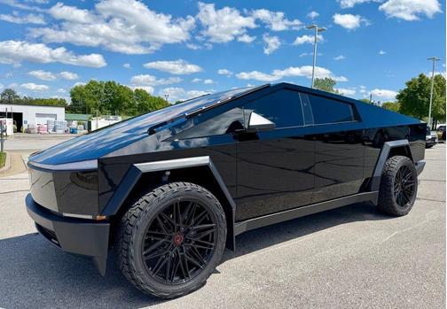 Black 2025 Tesla Cybertruck Base