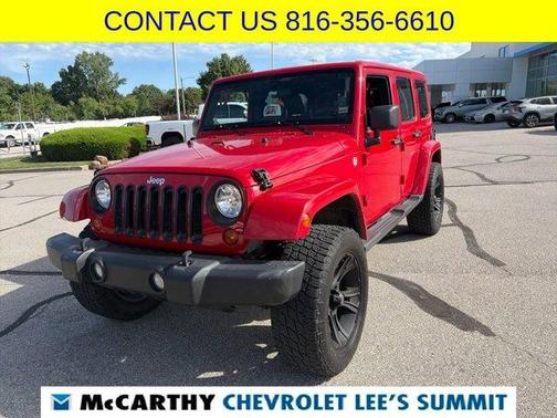 Flame Red Clearcoat 2011 Jeep Wrangler Unlimited Sahara