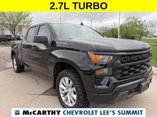 Black 2022 Chevrolet Silverado 1500 Custom