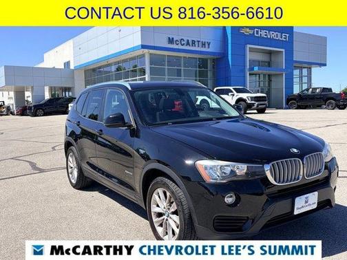 Jet Black 2015 BMW X3 xDrive28i